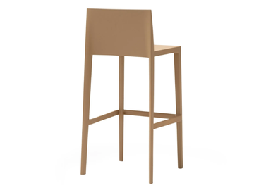 SAIL BQ1250 - Polymer stool with footrest by Andreu World - view 3